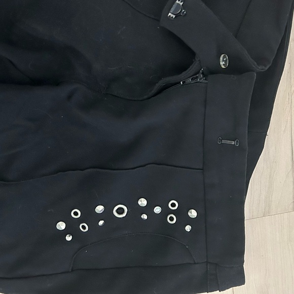 Arden B Pocket Studded Black Dress Pants Size 2 - Picture 11 of 16